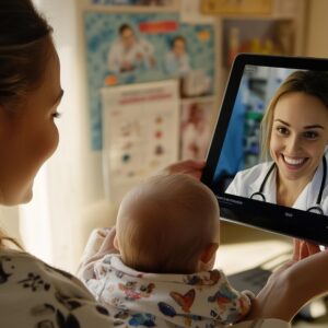 Consulta pediatrica control de niño sano