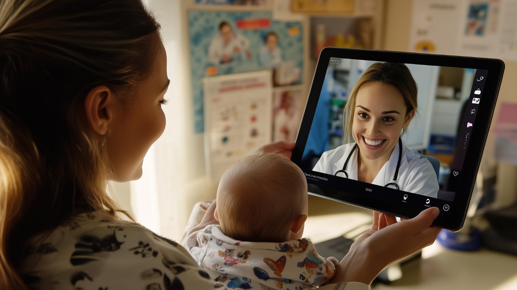 Consulta pediatrica control de niño sano